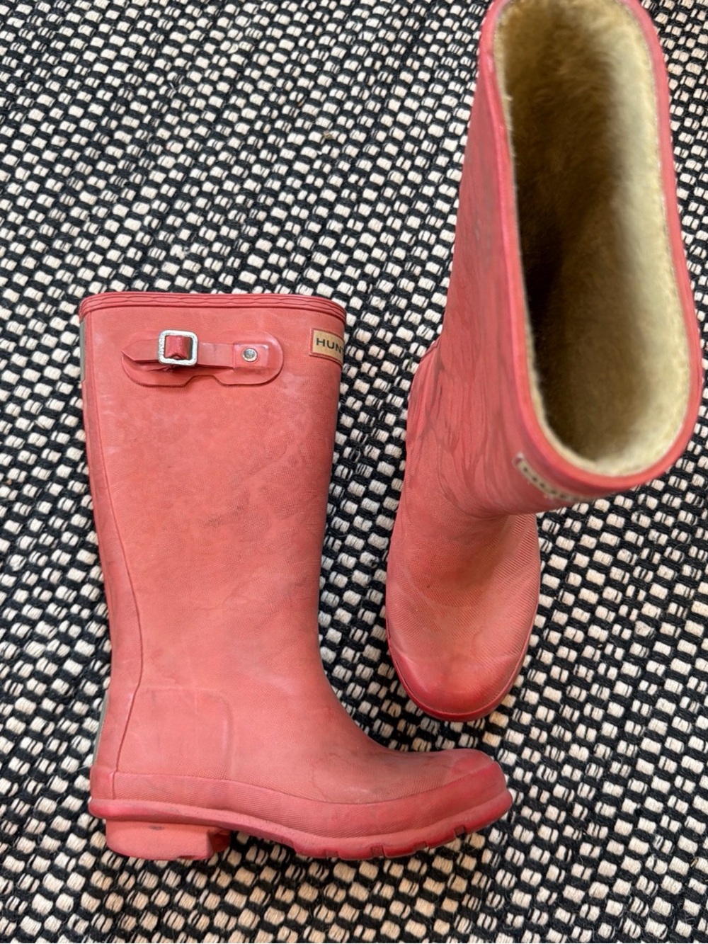 Girls original lined tall hunter boots